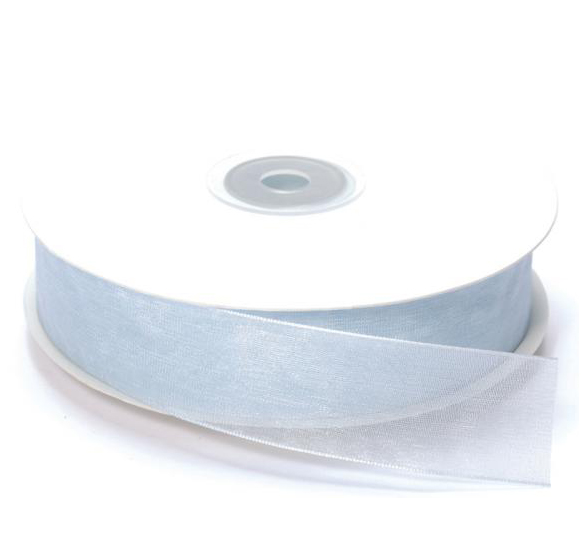 Nastro organza cangiante Celeste cm. 2x50mt.