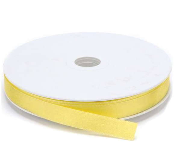 Nastro raso Giallo cm. 1x50mt.