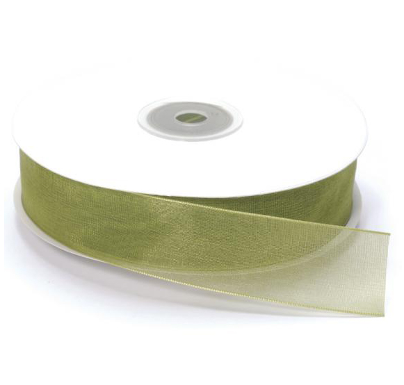 Nastro organza cangiante Verde cm. 2x50mt.