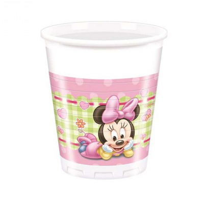 8PZ. BICCHIERI MINNIE BABY DISNEY 200 ML