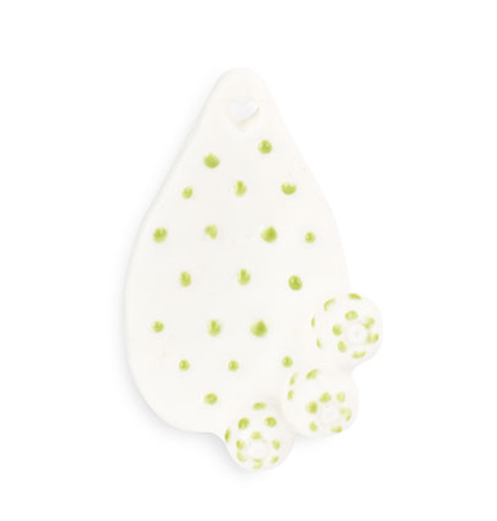 Bomboniera nozze decorazione porcellana opaca cm. 5 Linea \"Pale di fico d\'india\"