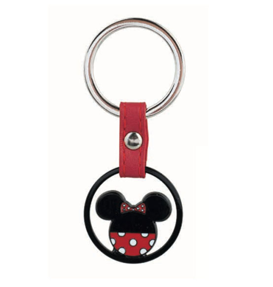 Bomboniera Disney Portachiavi in metallo minnie rosso e nero