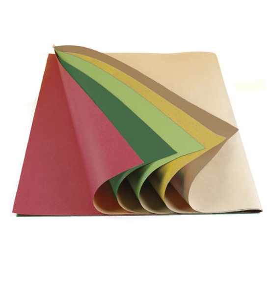 50pz. Fogli carta Regalo naturale per pacchi colorata cm. 70x100