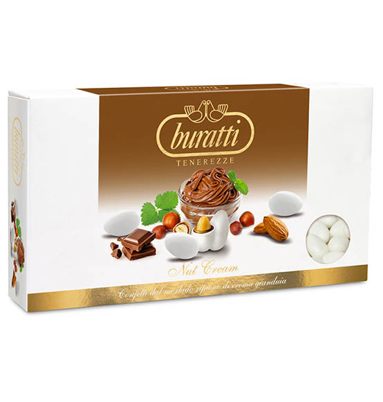 Confetti buratti nut colore bianco 1kg.