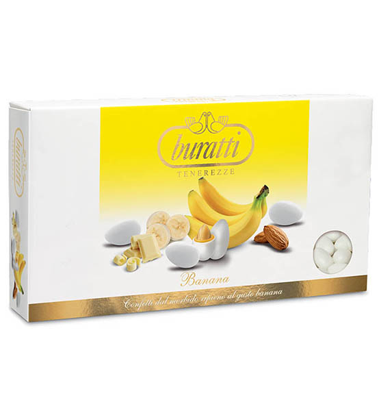 Confetti Buratti banana colore bianco 1kg.