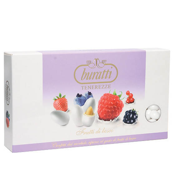 Confetti Buratti Yogurt ai frutti di bosco colore bianco 1kg.