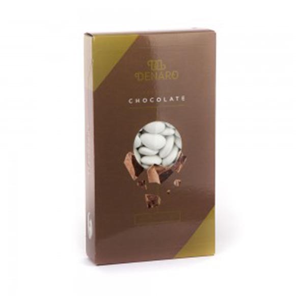 Confetti Denaro al Cioccolato fondente chocolate bianco 1kg.