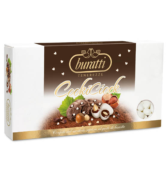 Confetti Buratti cookyciock colore bianco 1kg.