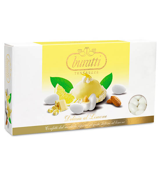 Confetti Buratti Delizia al limone colore bianco 1kg.