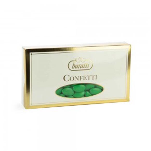 Confetti Buratti al cioccolato verde 1kg.