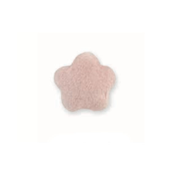 12pz. Decorazioni fiorellini rosa soft con adesivo cm. 1,8