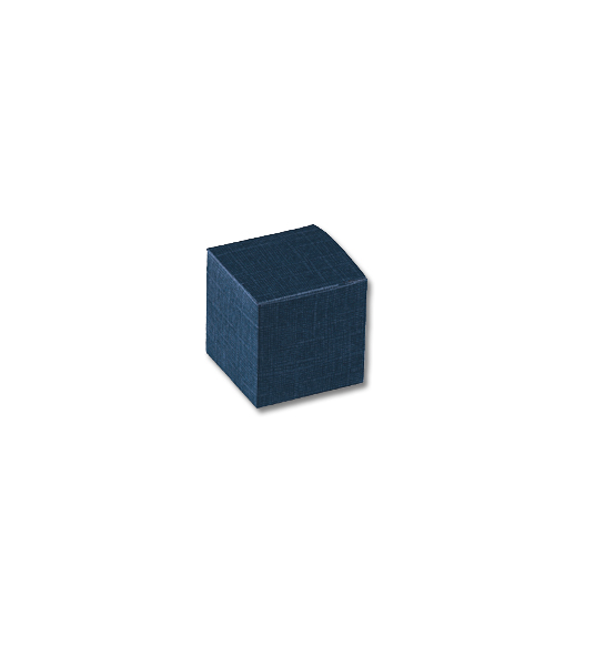 10pz. Scatola in cartone juta blu mm. 60x60x60