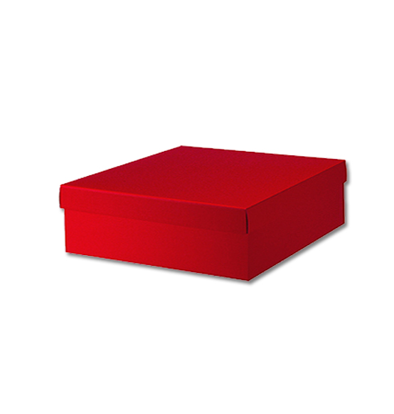 Scatola regalo in cartone seta rossa mm. 455X320X110