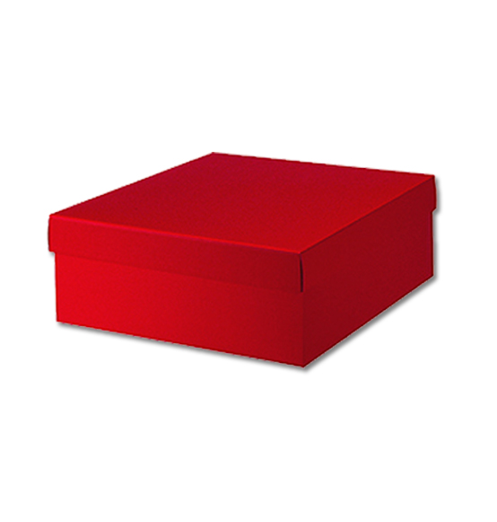 Scatola regalo in cartone seta rossa mm. 490X340X340, Scatole