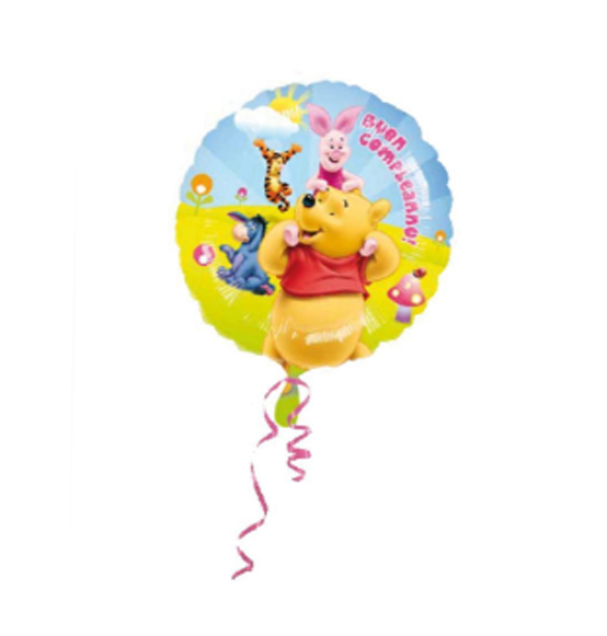 PALLONCINO COMPLEANNO W.POOH CM 45