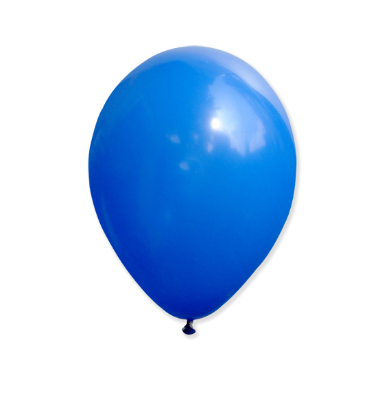 100PZ PALLONCINO TONDO BLU PASTELLO CM 30