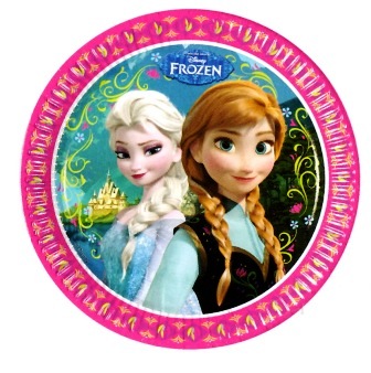 8PZ.  PIATTI FROZEN DISNEY DIAM 23 CM