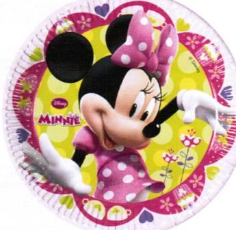 8PZ. PIATTI MINNIE DIAM CM 20