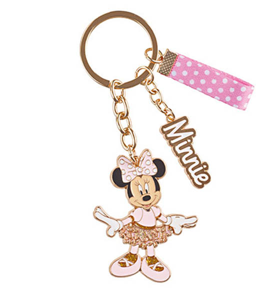 Bomboniera Minnie ballerina Disney portachiavi con scritta Minnie nuova linea 2020 Minnie ballerina