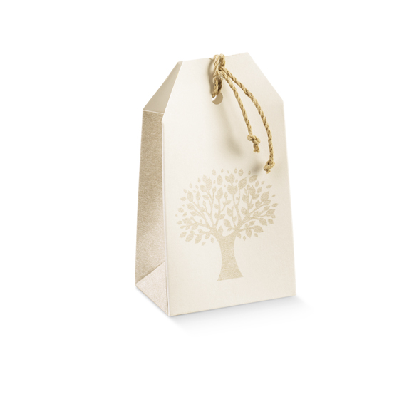 Scatolina portaconfetti bianca 5 scomparti con confetti e gessetto cuore -  Mobilia Store Home & Favours