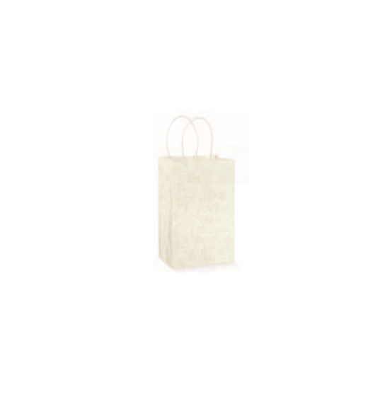 100Pz. Shopper manico in cordino tela bianco mm. 190x90x250