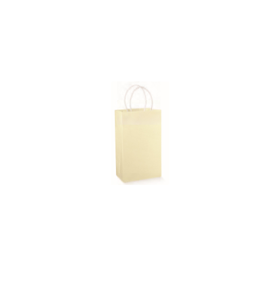 100Pz. Shopper manico in cordino seta avorio mm. 190x90x250