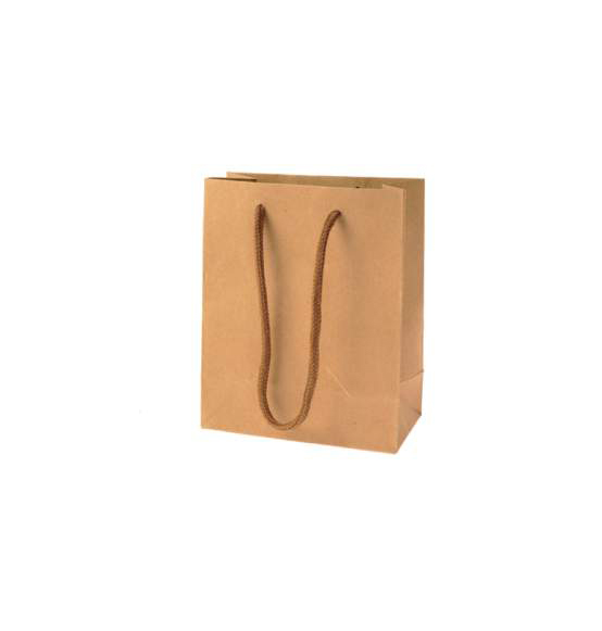 40Pz Sacchetti buste regalo piccoli in carta naturale cm11,5x6x14H  (c/manici24), Scatole Discount.it - Trasparenti, in cartone,  portabottiglie, portaconfetti, nastri, bomboniere e ragali