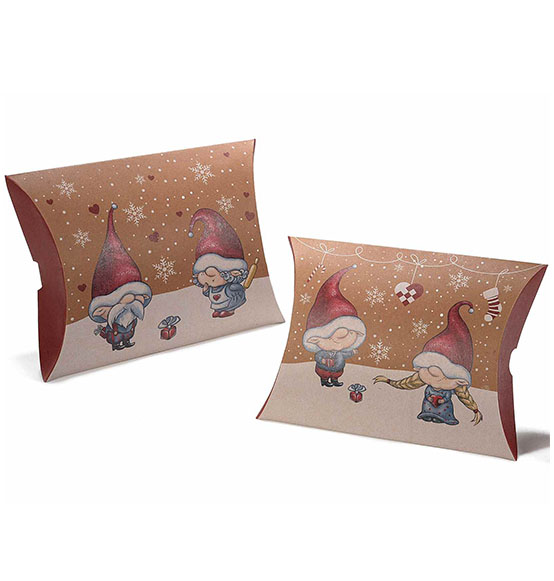 Sacchetti trasparenti decorati - natale cm 30x50 h