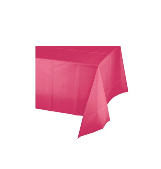 TOVAGLIA IN PLASTICA FUXIA  CM 137 X 274