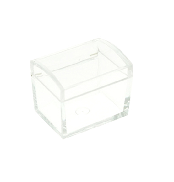 Scatola cofanetto in plexiglass trasparente mm. 55x45x50