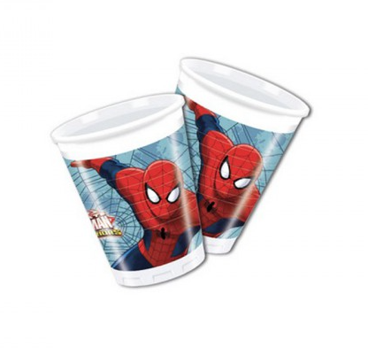 8PZ.  BICCHIERE ULTIMATE SPIDERMAN 200 ML