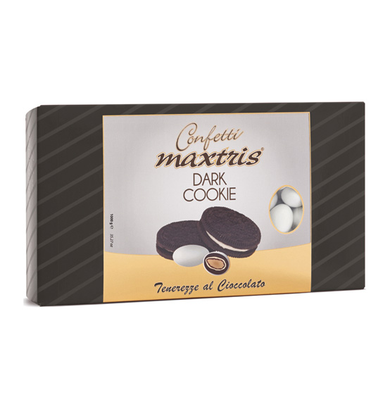 Confetti maxtris dark cookie colore bianco 1kg.