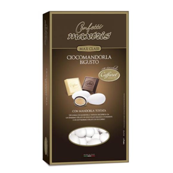 Confetti maxtris caffarel ciocomandorla bigusto bianco 1kg.