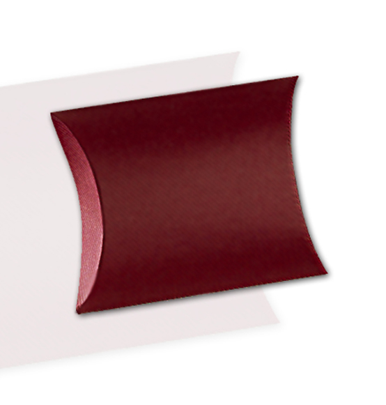 50pz. Scatola busta bordeaux per confetti mm. 70x70x25