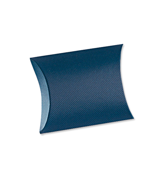 10pz. scatola portaconfetti busta scia blu mm. 70x70x25